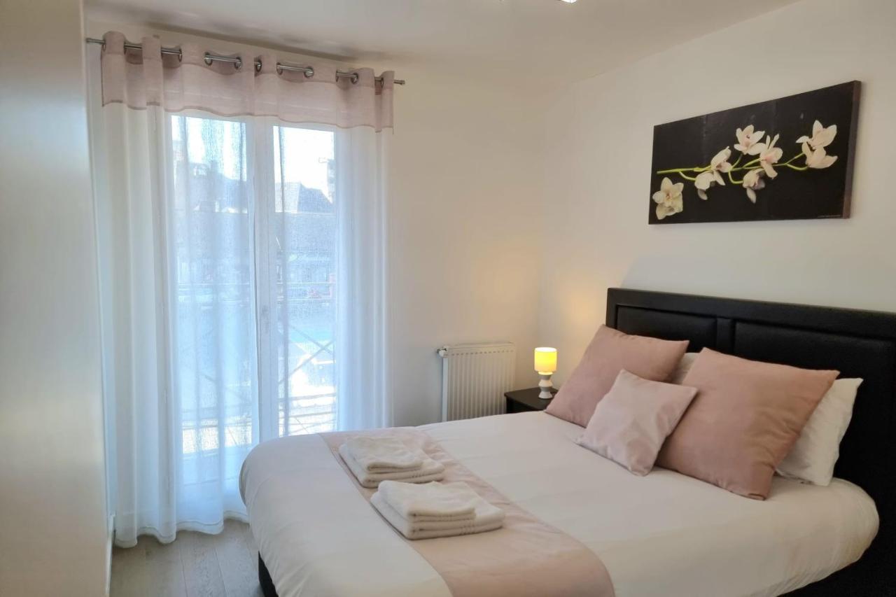 Chez Lou Et Dan 4P Apartment With Balcony Elevator And Secure Parking Honfleur Exterior photo